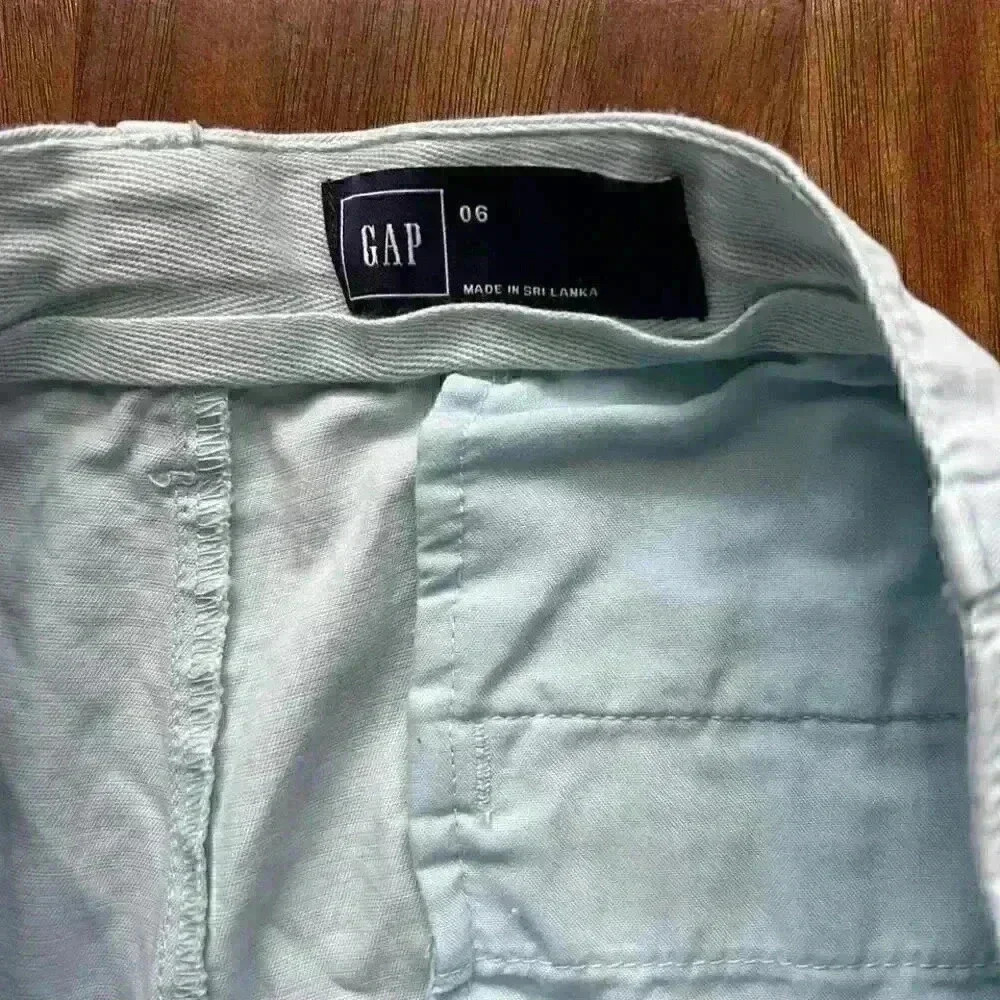 GAP Shorts With Pockets Size 6 Gray/Blue Blue - Picture 4 of 6